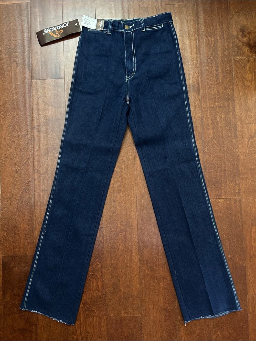 Vintage Girl’s Jordache Indigo Straight-Leg High-Rise Jeans, Size 14, NWT